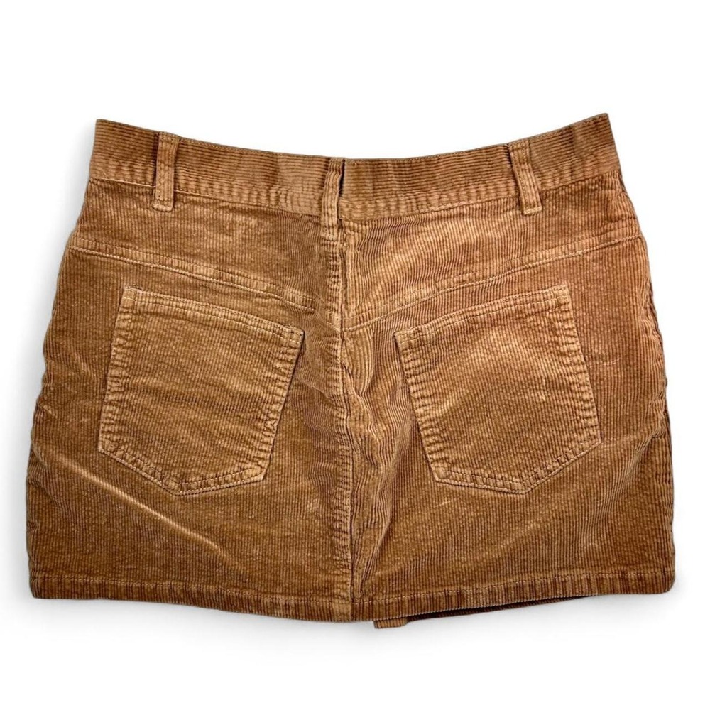 Brandy Melville brown corduroy mini skirt - Picture 4 of 5